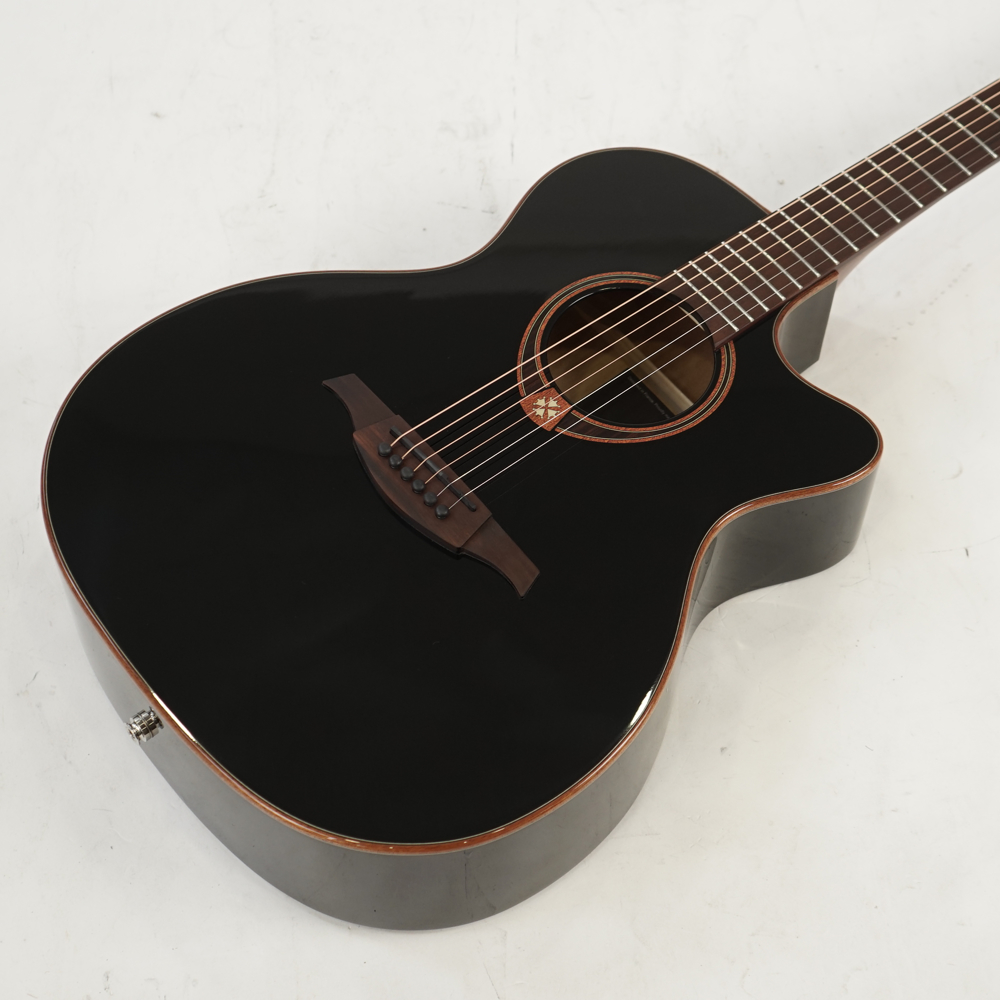 【アウトレット】 LAG GUITARS T118ACE-BLK エレクトリックアコースティックギター ボディトップ画像