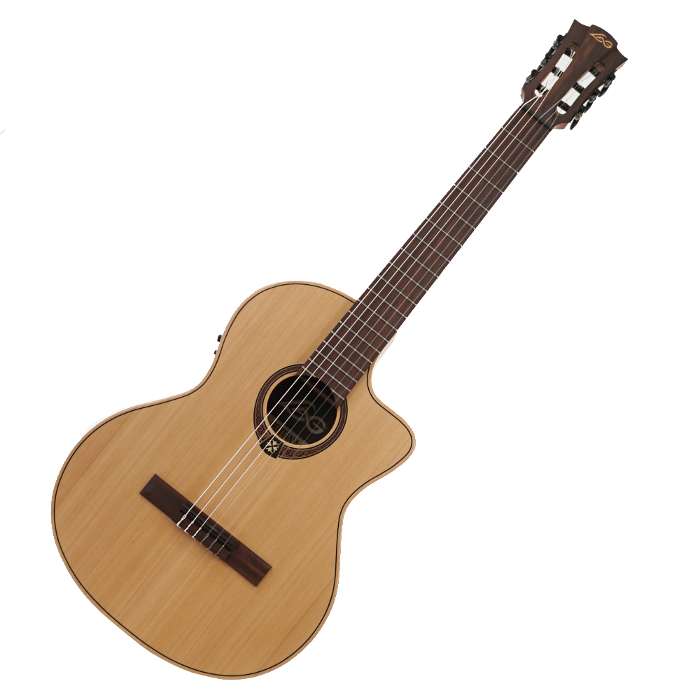 【アウトレット】 クラシックギター エレガット LAG GUITARS OC170CE ガットギター Classical Cutaway  Acoustic-Electric