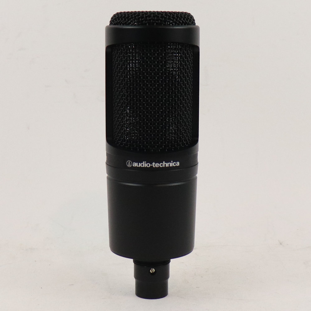 【中古】 コンデンサーマイク AUDIO-TECHNICA AT2020 オーディオテクニカ オーテク 全体