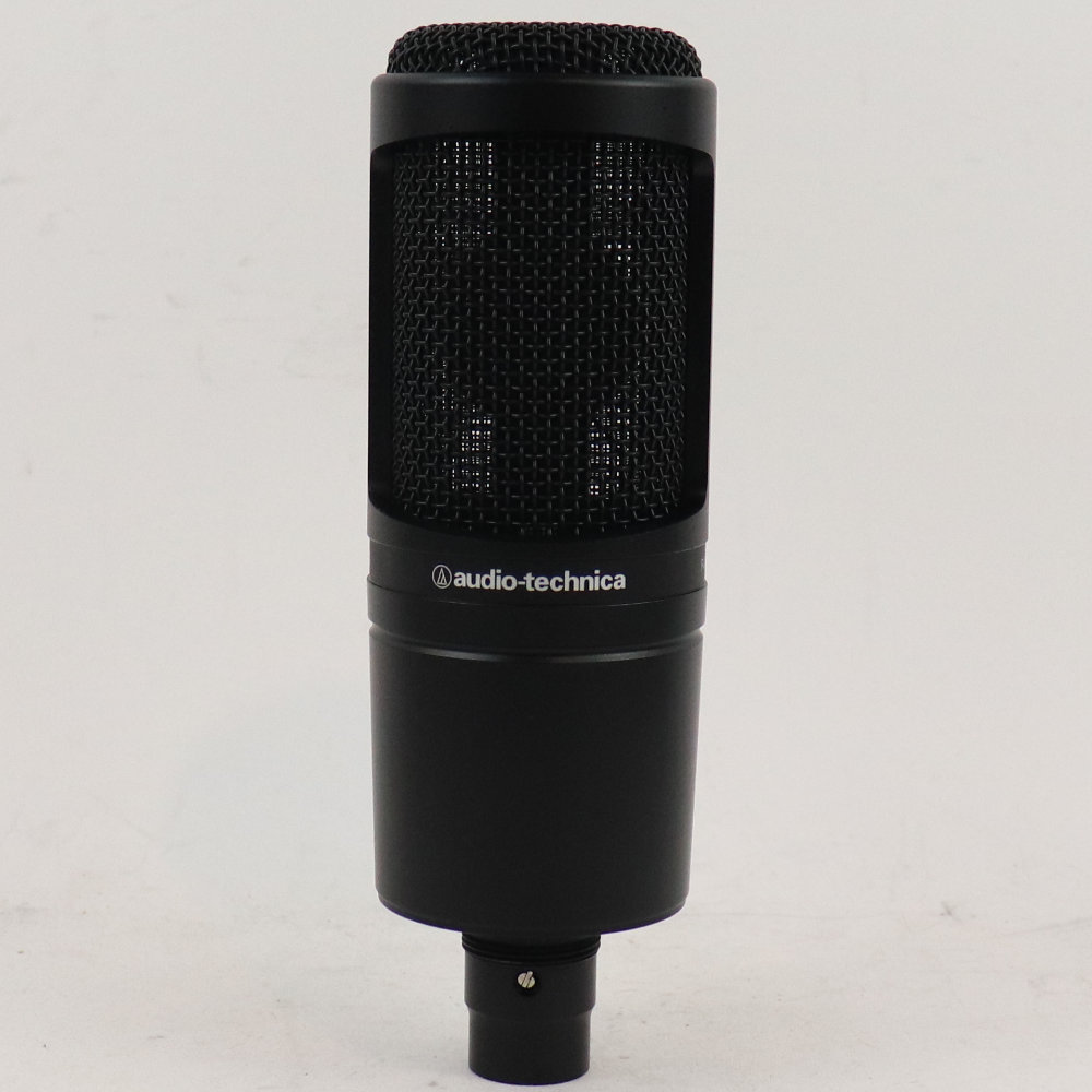 【中古】 コンデンサーマイク AUDIO-TECHNICA AT2020 オーディオテクニカ オーテク 全体