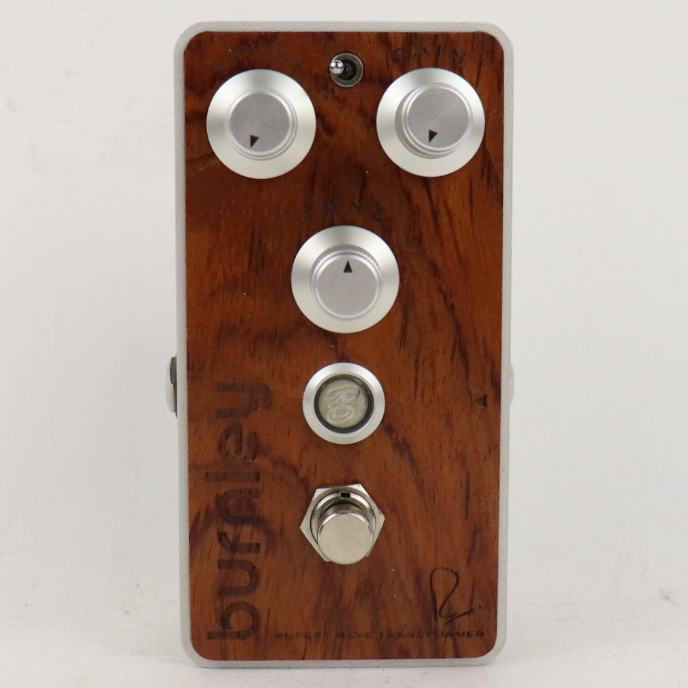 【中古】 Bogner burnley  RUPERT NEVE DESIGNS DISTORTION Bubinga exotic hardwood top panel ギターエフェクター 正面