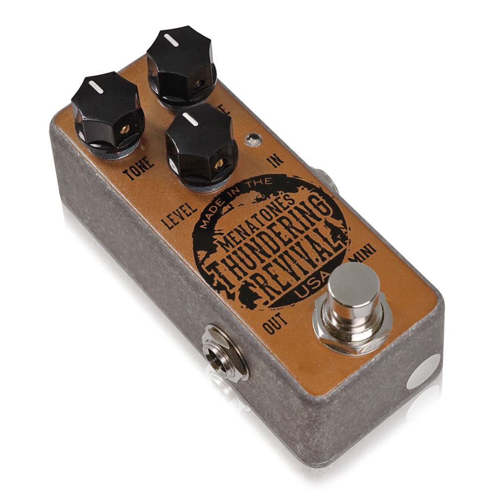 Menatone メナトーン Thundering Revival Mini オーバードライブ ギターエフェクター 全体