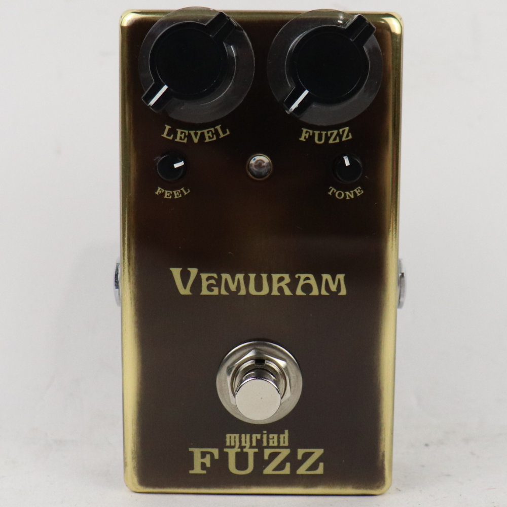 【中古】 ファズ エフェクター VEMURAM ベムラム Myriad Fuzz ギターエフェクター 上面