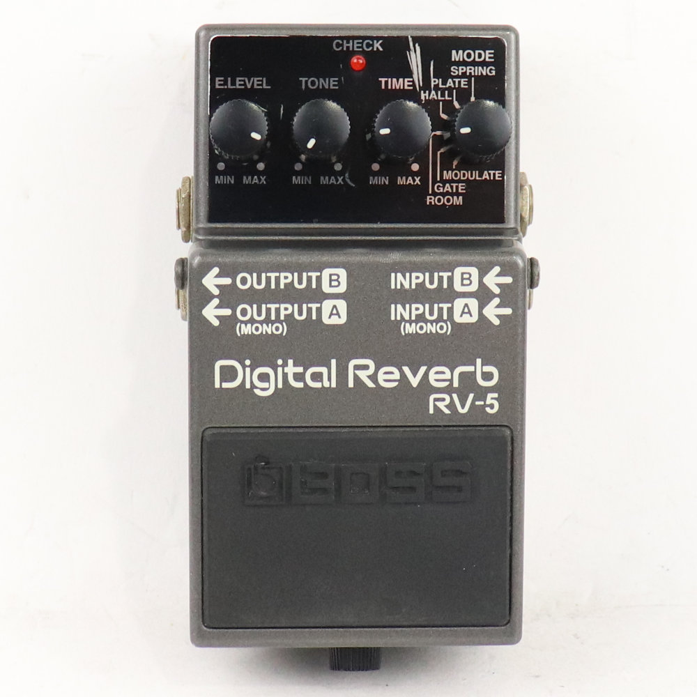 【中古】デジタルリバーブ エフェクター BOSS RV-5 Digital Reverb ボス リヴァーブ エフェクター 正面