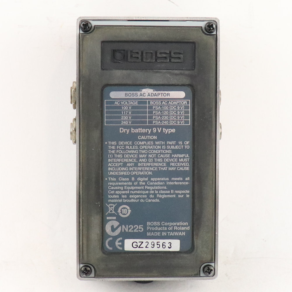 【中古】デジタルリバーブ エフェクター BOSS RV-5 Digital Reverb ボス リヴァーブ エフェクター 底面