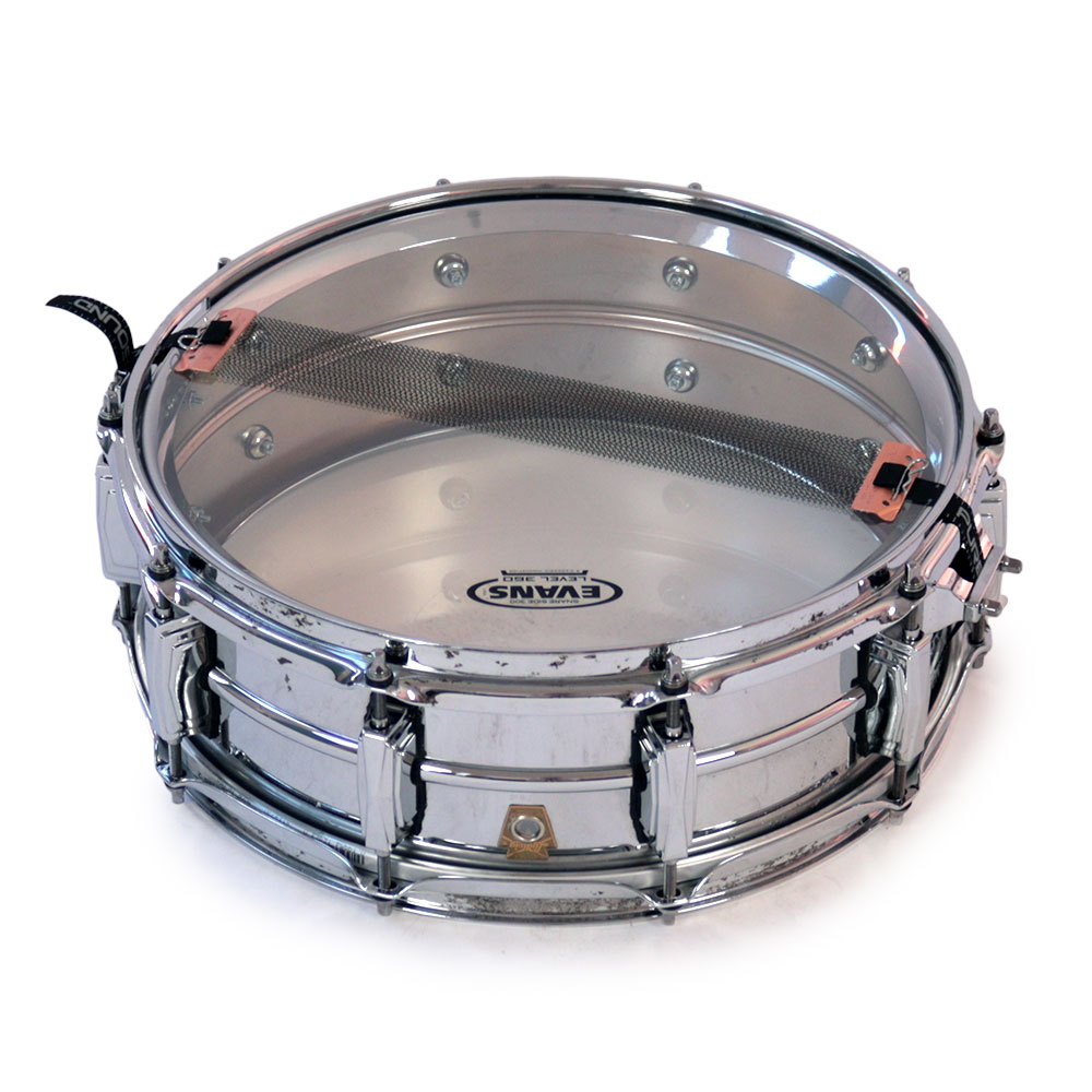 【中古】 Ludwig ラディック LM400 Supraphonic 14x5 スネアドラム 裏面