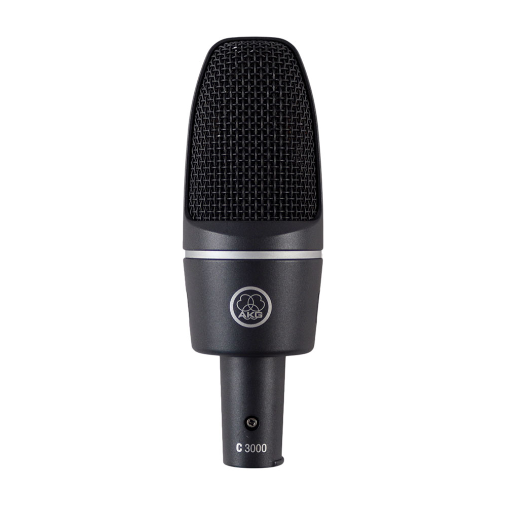 【中古】 マイク AKG C3000 コンデンサーマイク アーカーゲー  アカゲ 正面