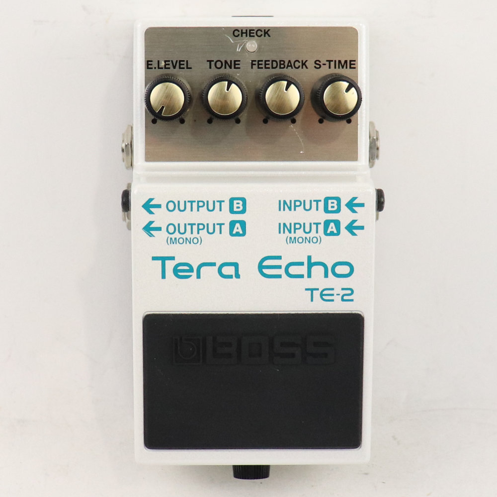 【中古】 テラエコー エフェクター BOSS TE-2 Tera Echo ギターエフェクター 正面