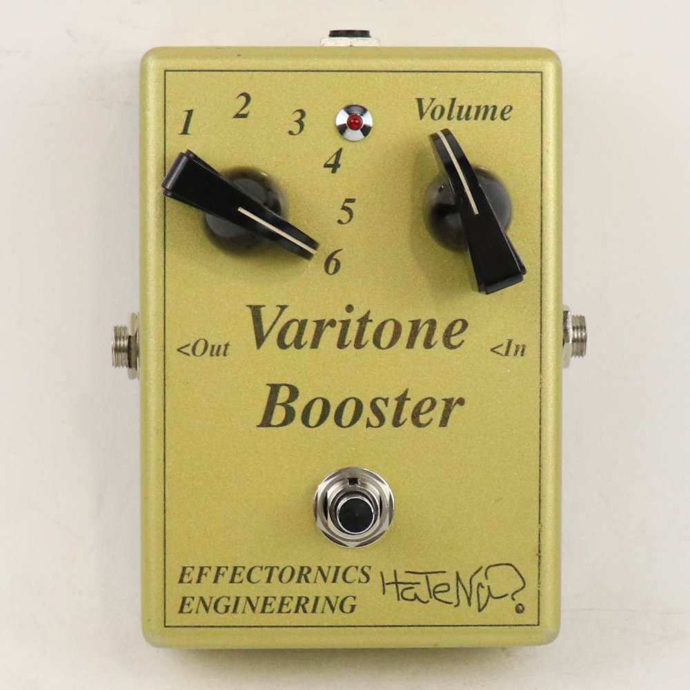 【中古】 HaTeNa? Varitone Booster ギターエフェクター 正面