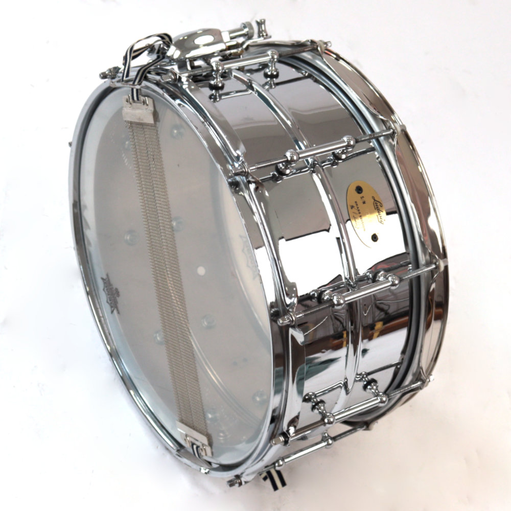 【中古】Ludwig Brass Edition Supraphonic 14x6.5 スネアドラム サイド