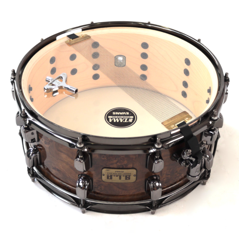 【中古】 TAMA S.L.P. G-Maple LGM146 14x6 スネアドラム 裏面