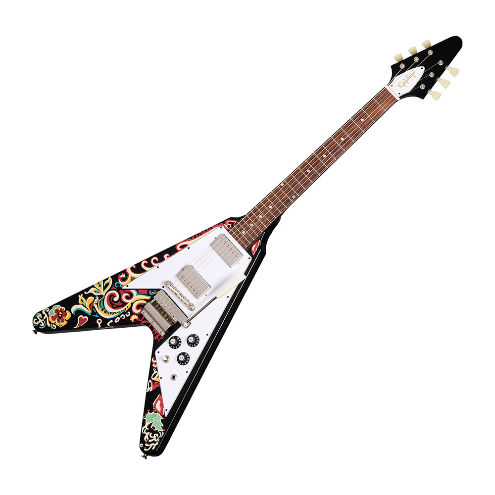 Epiphone エピフォン Jimi Hendrix Love Drops Flying V Ebony ジミ・ヘンドリックス フライングV エレキギター