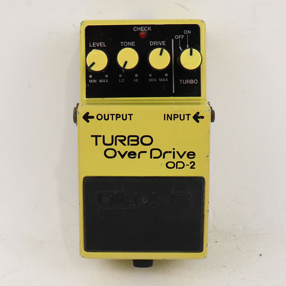 【中古】ターボオーバードライブ エフェクター BOSS OD-2 TURBO OverDrive ボス ギターエフェクター