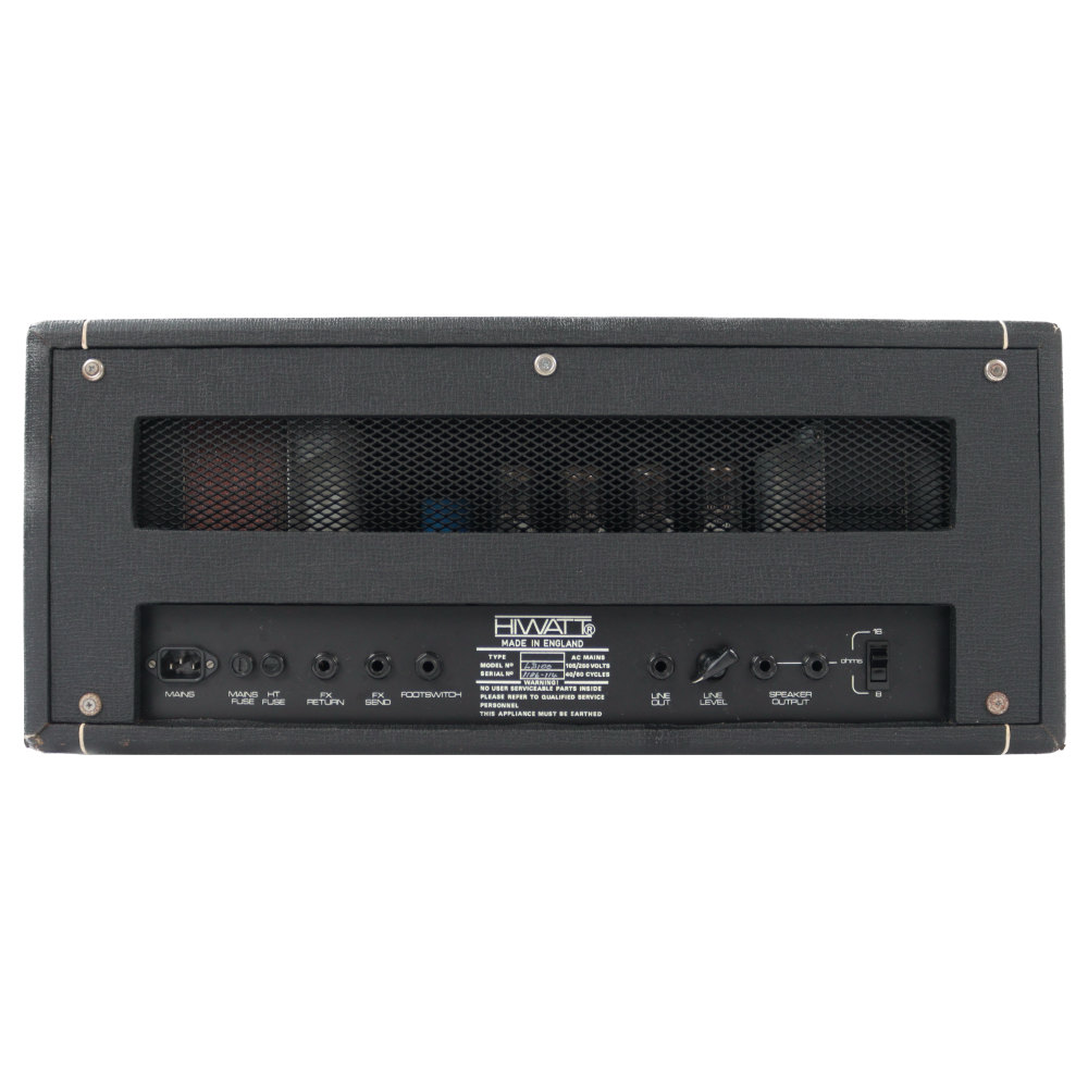 【中古】 HIWATT BASS 100 LB100 フルチューブ ベースアンプ ヘッド バックパネル