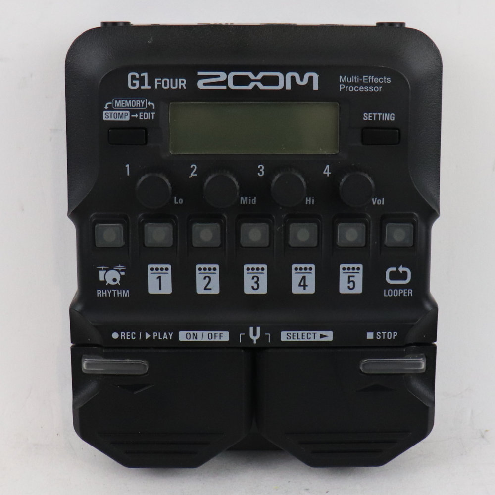 【中古】 ZOOM G1 FOUR ギターマルチエフェクター 正面