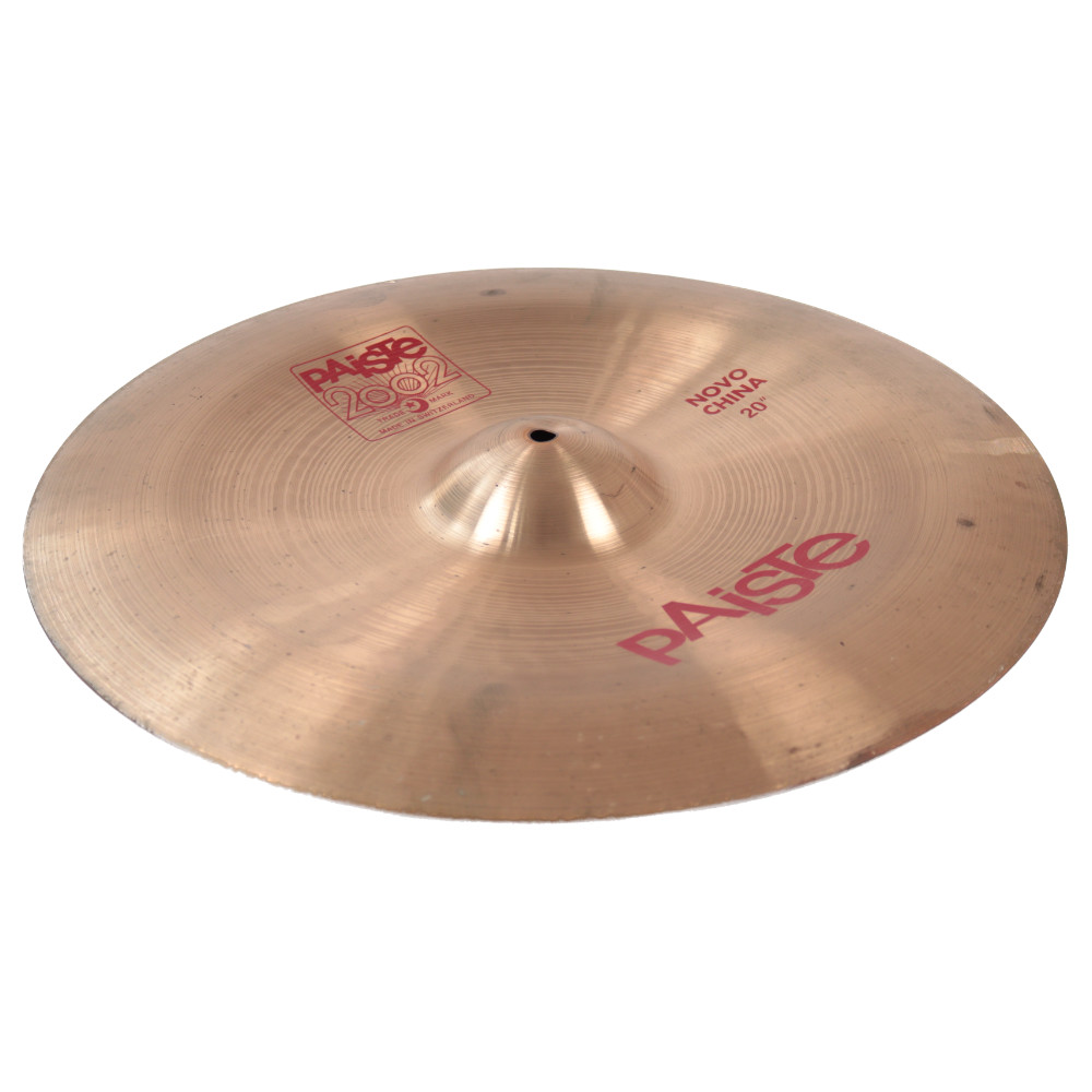 【中古】 PAISTE パイステ 2002 Novo China 20インチ チャイナシンバル 本体画像 斜め 