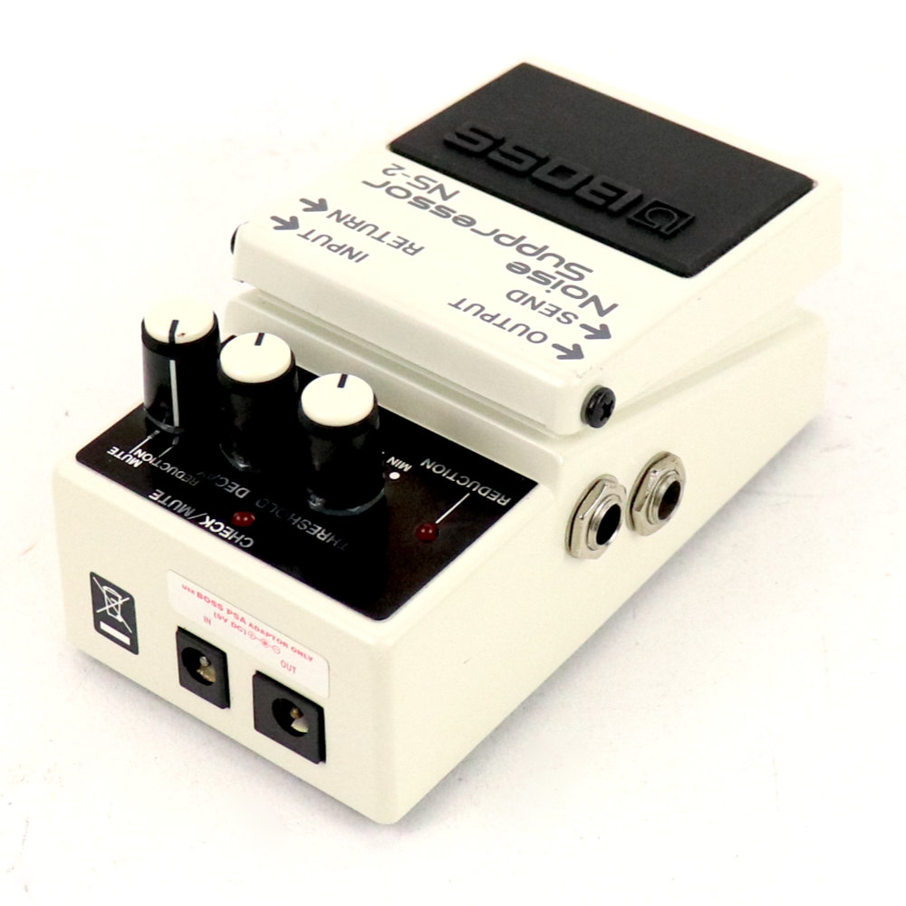 【中古】 ノイズサプレッサー エフェクター BOSS NS-2 Noise Suppressor ギターエフェクター 左サイド