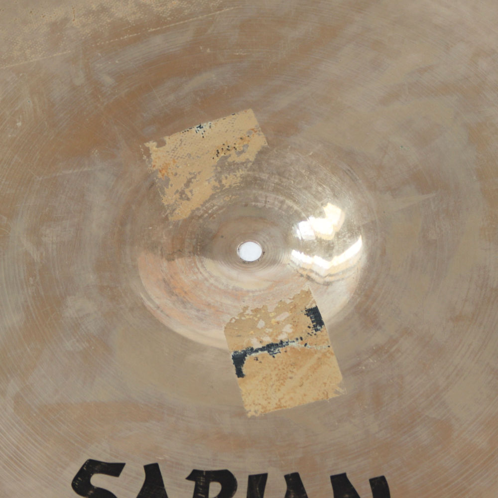 【中古】 SABIAN セイビアンAAX Studio Ride 20インチ ライド シンバル 裏 ガムテープ痕