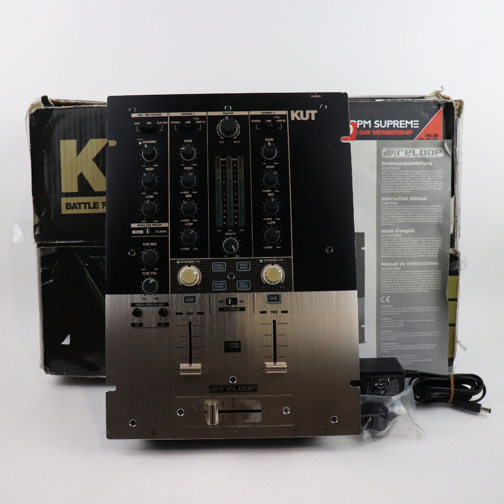 【中古】 DJミキサー RELOOP KUT 2CH バトルDJミキサー リループ