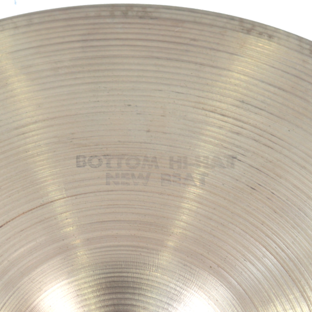 【中古】 ZILDJIAN A Zildjian NEW BEAT HIHAT Pair 14インチ ハイハットシンバル ペア 70s〜80s ビンテージシンバル ボトムロゴ