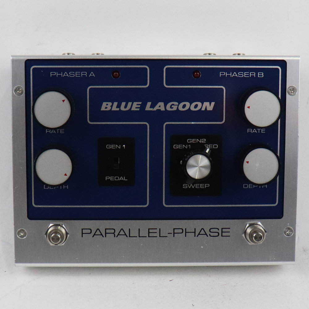 【中古】 BLUE LAGOON PARALLEL-PHASE フェイザー ギターエフェクター 正面