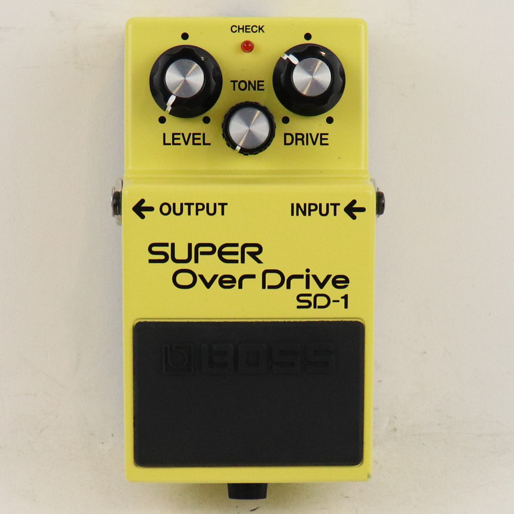 【中古】 スーパーオーバードライブ エフェクター BOSS SD-1 Super Over Drive ギターエフェクター 正面