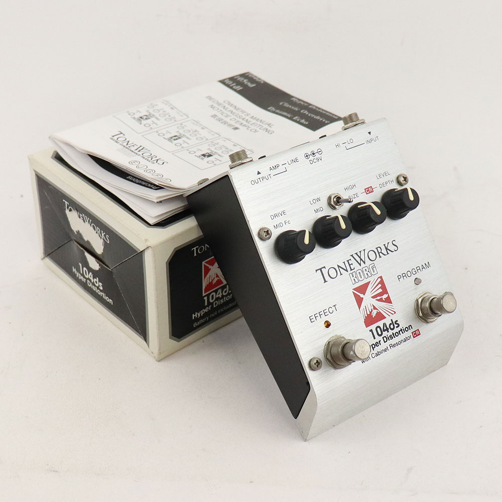 【中古】 ハイパーディストーション KORG TONEWORKS 104ds Hyper Distortion ギター用エフェクター