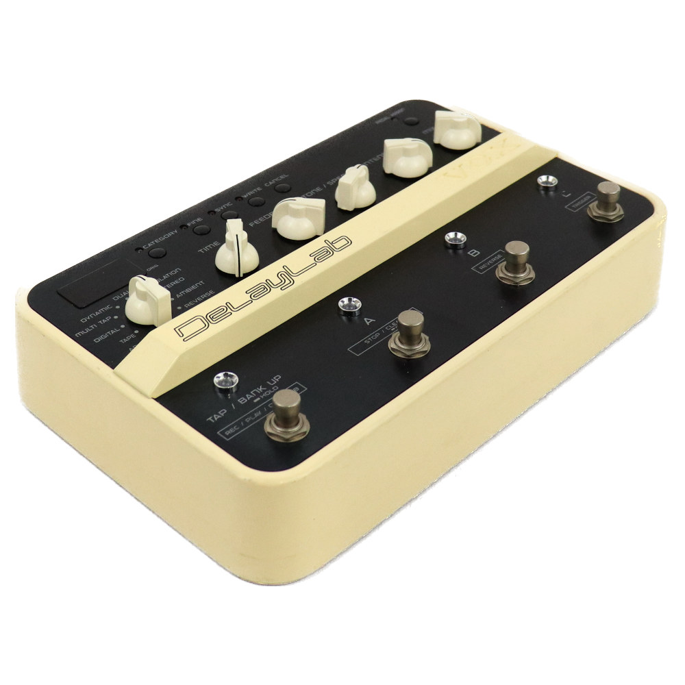 【中古】 エフェクター ディレイ VOX DELAYLAB ディレイラボ DELAY LAB 本体画像 斜め 1