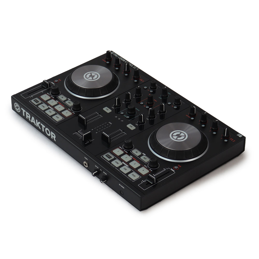 【中古】 DJコントローラー NATIVE INSTRUMENTS TRAKTOR KONTROL S2 MK2 Traktor用4ch DJコントローラー 全体