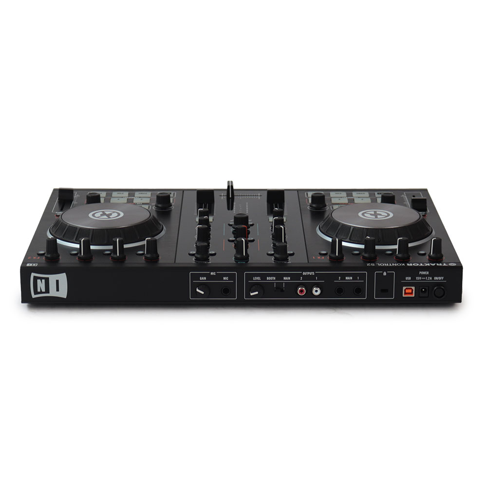 【中古】 DJコントローラー NATIVE INSTRUMENTS TRAKTOR KONTROL S2 MK2 Traktor用4ch DJコントローラー 背面