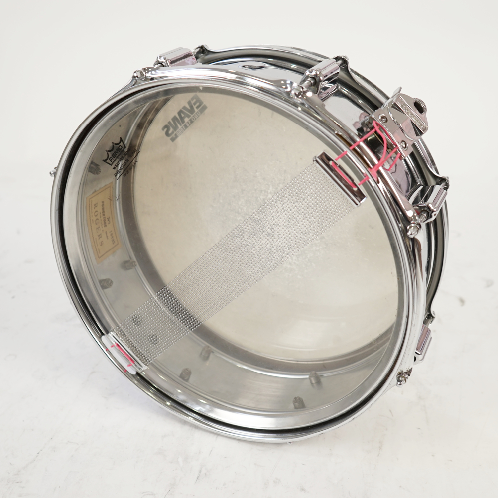 【中古】 Rogers ロジャース 60s PowerTone 14x5 スネアドラム スネアサイド画像