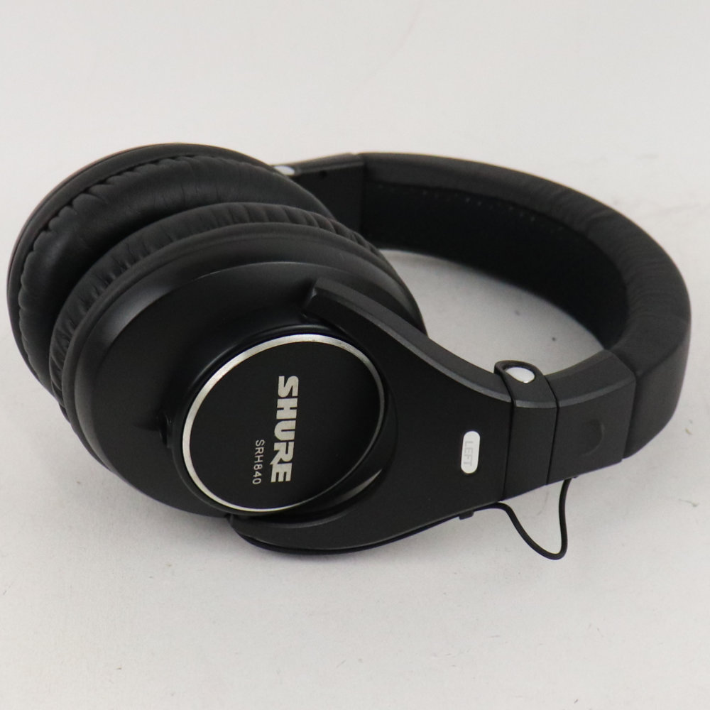 【中古】 ヘッドホン シュアー SHURE SRH840 プロフェッショナル・スタジオ・ヘッドホン モニターヘッドホン 全体