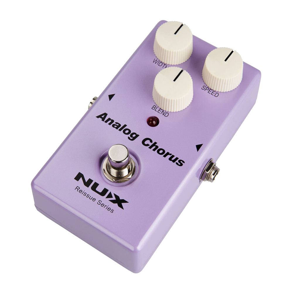 NUX ニューエックス Analog Chorus コーラス Reissue Series Stompboxes ギターエフェクター 斜めアングル画像1