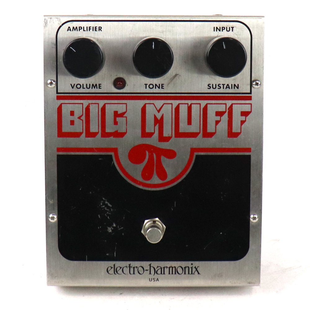 【中古】 ファズ ディストーション エフェクター ELECTRO-HARMONIX エレハモ Big Muff Pi ビッグマフ ギターエフェクター 正面