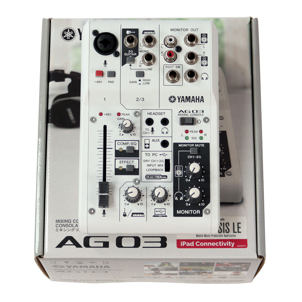 【中古】 ミキサー ヤマハ YAMAHA AG03 W ライブストリーミングミキサー ホワイト