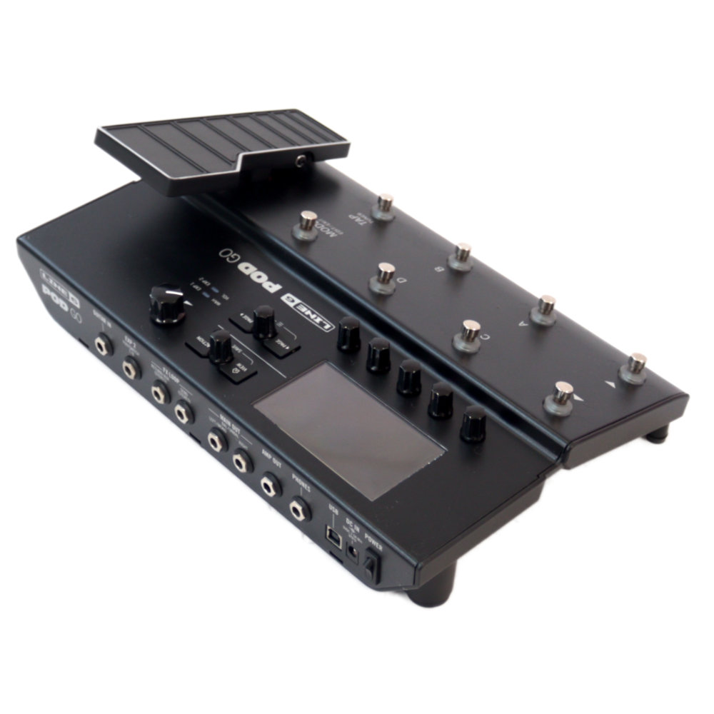 【中古】 マルチエフェクター LINE6 POD Go 左サイド