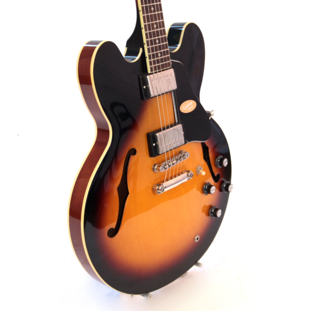 【中古】 Epiphone エピフォン ES-335 Vintage Sunburst Inspired by Gibson エレキギター サイド