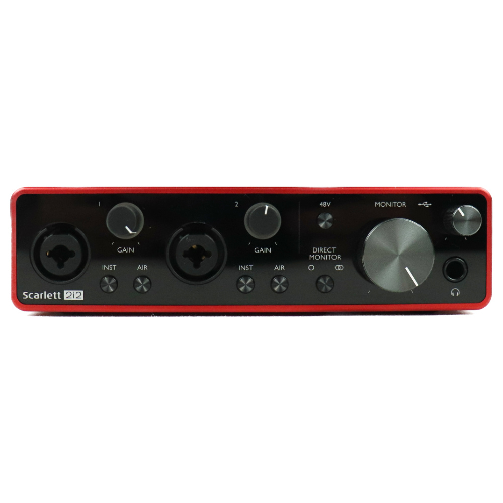 【中古】 Focusrite Scarlett 2i2 3rd Gen オーディオインターフェイス フォーカスライト 第3世代