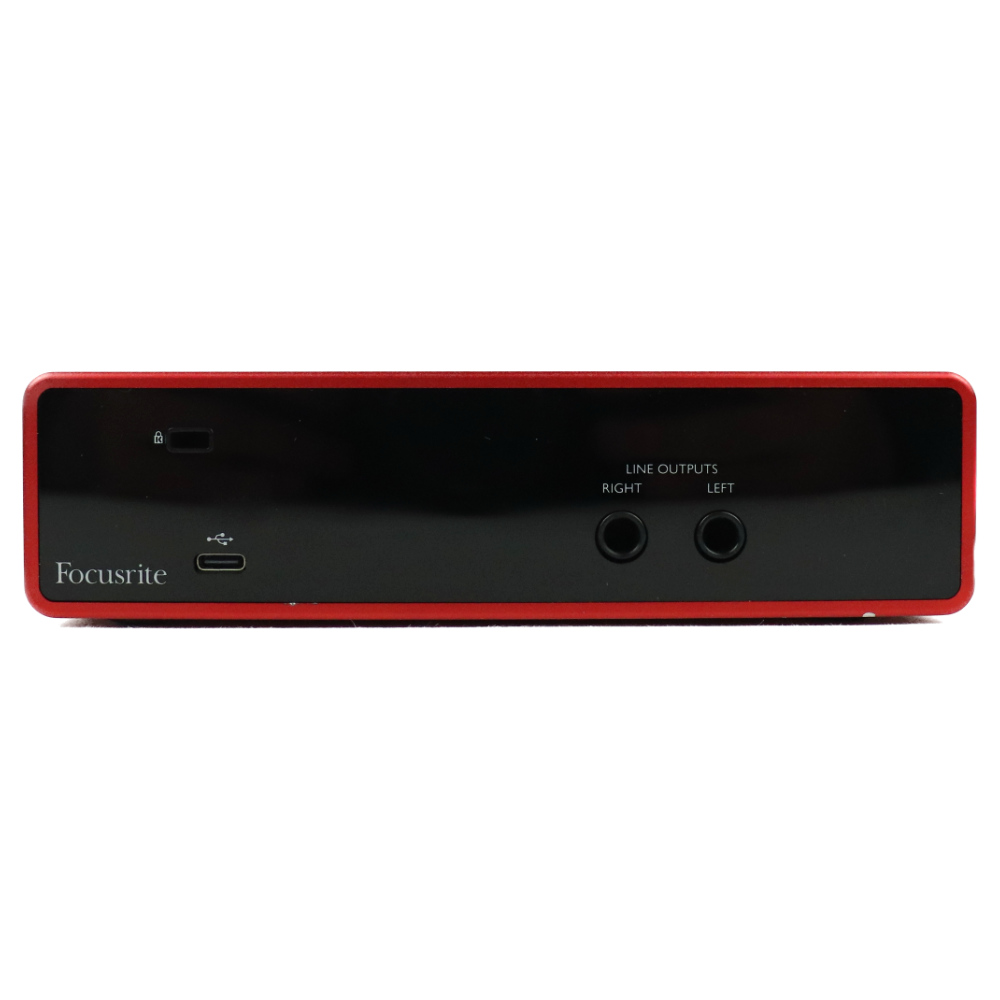 【中古】 Focusrite Scarlett 2i2 3rd Gen オーディオインターフェイス フォーカスライト 第3世代 本体画像 後