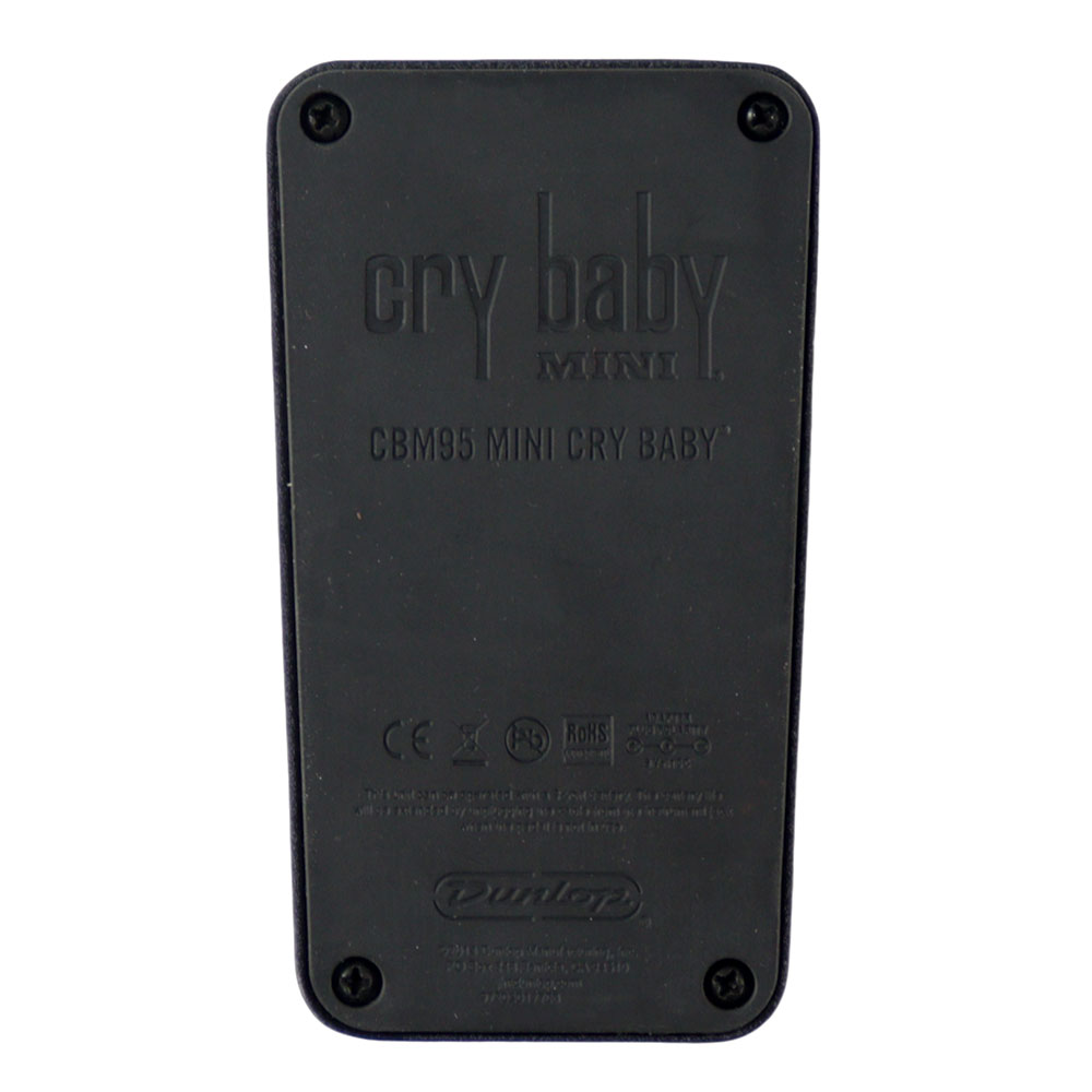 【中古】 JIM DUNLOP CBM95 CRY BABY mini ワウペダル エフェクター 底面