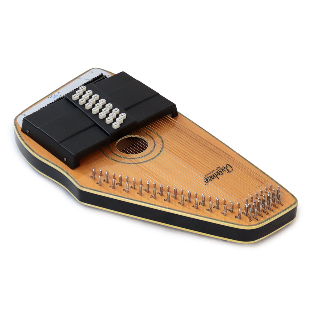 【中古】 21和音オートハープ Oscar Schmidt Autoharp OS120CN 全体