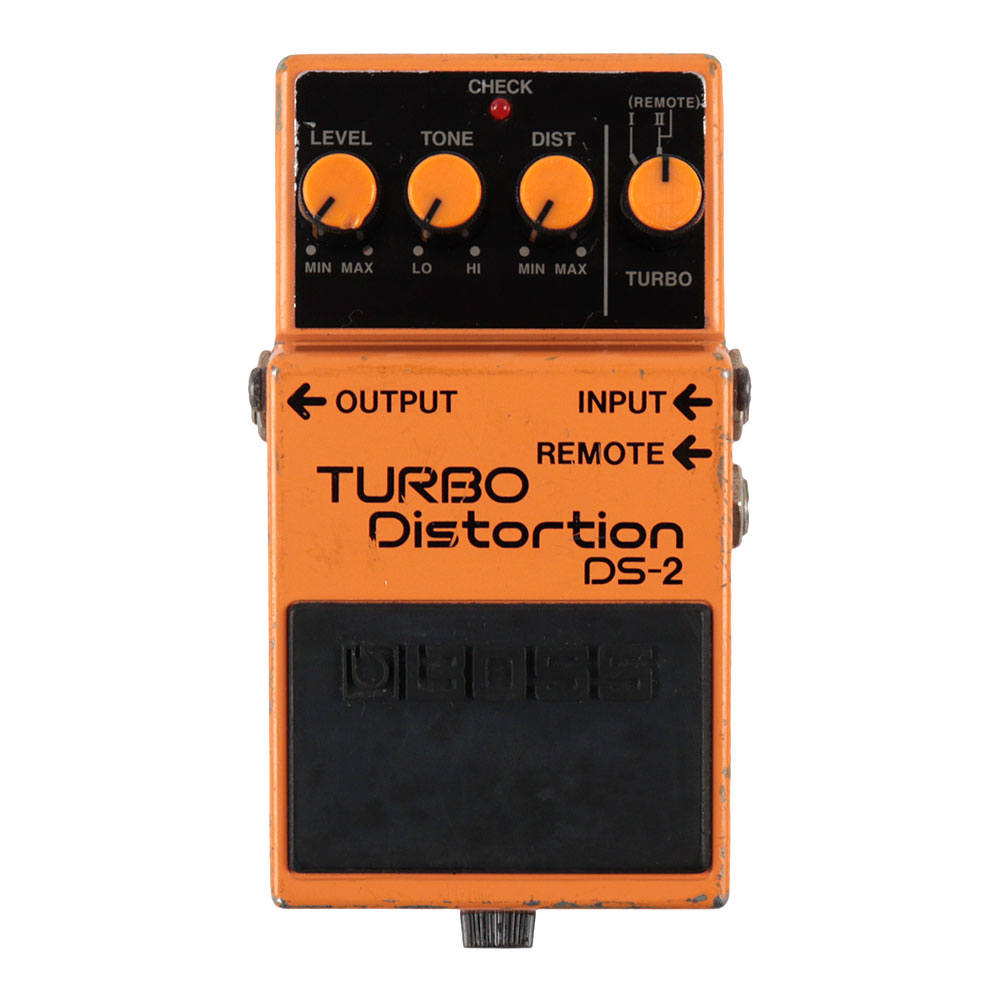 【中古】 ターボディストーション エフェクター BOSS DS-2 Turbo Distortion ギターエフェクター 正面