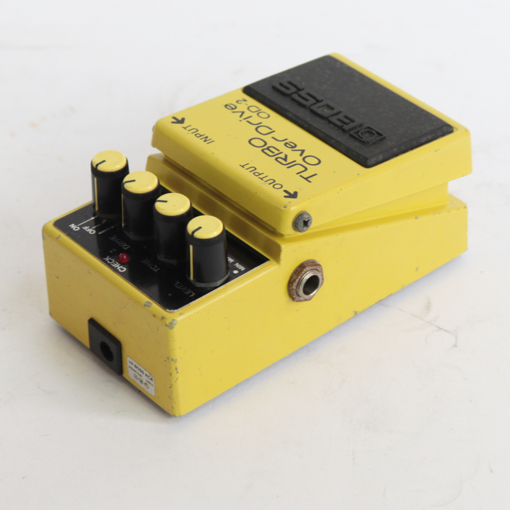 【中古】ターボオーバードライブ エフェクター BOSS OD-2 TURBO OverDrive ボス ギターエフェクター 側面画像