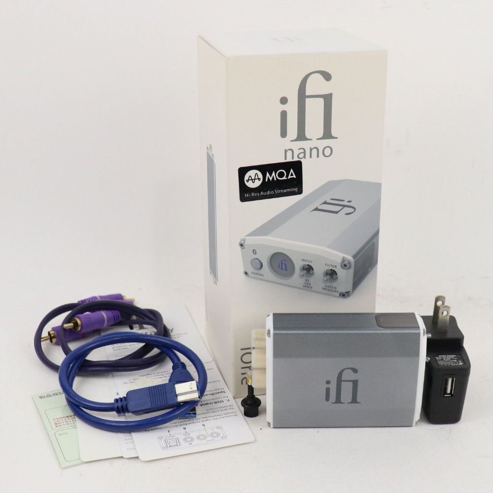 【中古】 iFi Audio nano iONEコンパクトUSB DACアンプ Bluetoothレシーバー機能搭載