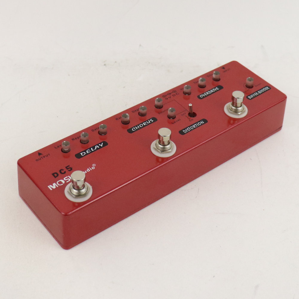 【中古】 マルチエフェクター MOSKY AUDIO DC5 ギター用マルチエフェクター 全体