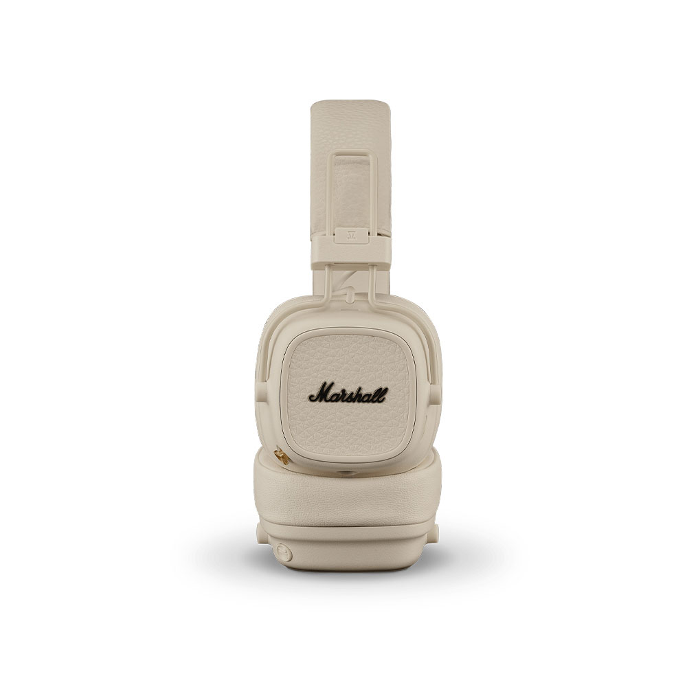 MARSHALL マーシャル Major V Cream Bluetooth 5.3 ワイヤレスヘッドホン 側面