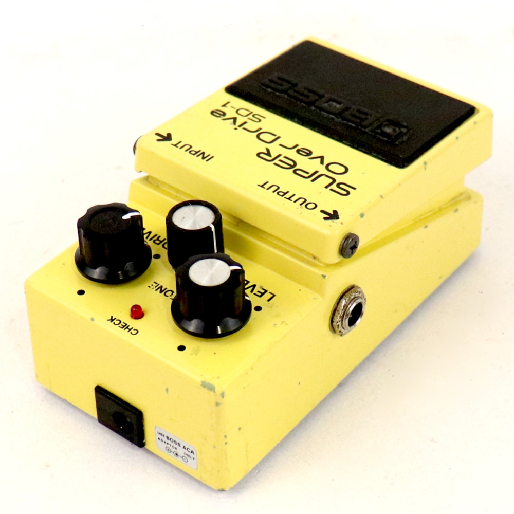 【中古】 スーパーオーバードライブ エフェクター BOSS SD-1 Super Over Drive ギターエフェクター 左サイド