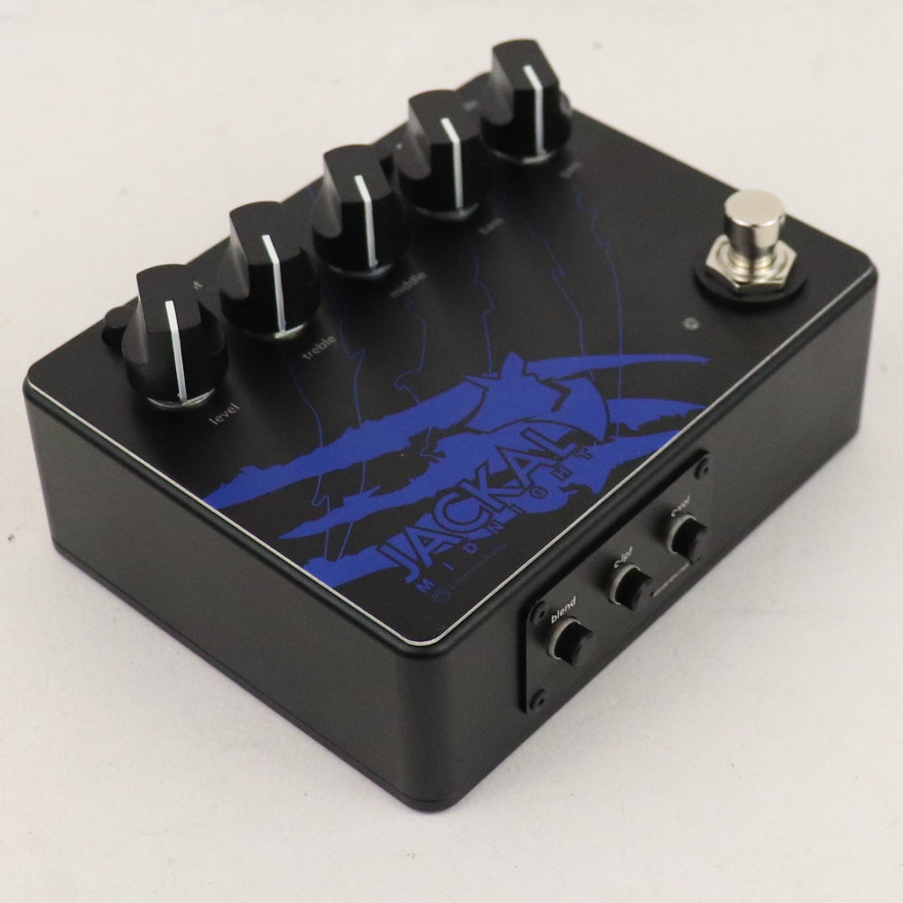 【中古】 Limetone Audio ライムトーンオーディオ JACKAL MIDNIGHT ADD CBF ドライブペダル ギターベースエフェクター 全体