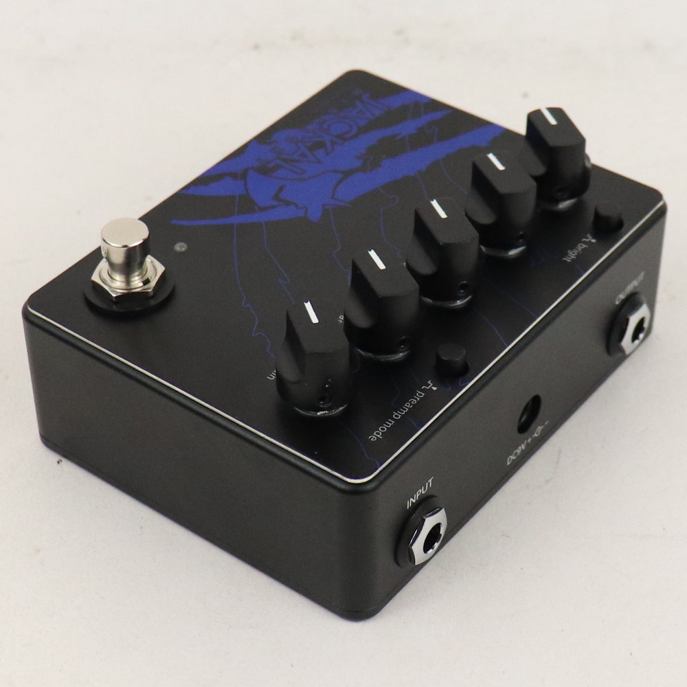 【中古】 Limetone Audio ライムトーンオーディオ JACKAL MIDNIGHT ADD CBF ドライブペダル ギターベースエフェクター 全体