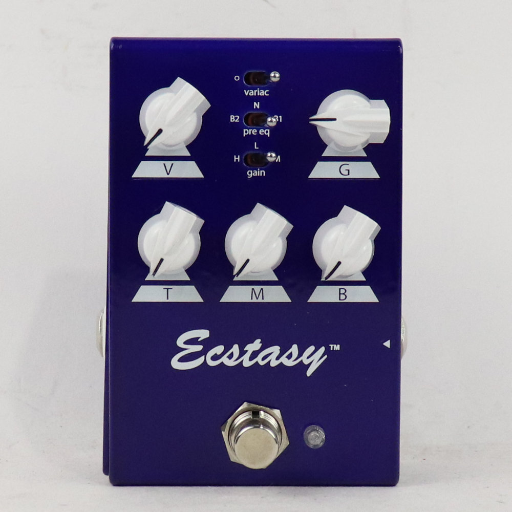 【中古】 オーバードライブ エフェクター ボグナー Bogner ECSTASY BLUE MINI ギター用エフェクター 正面